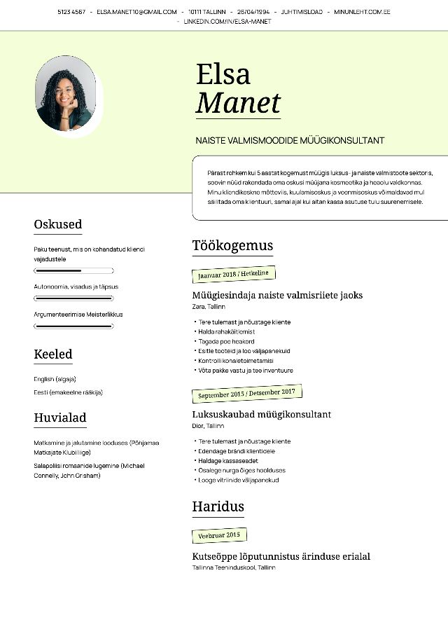 CV