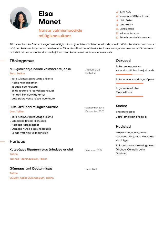 CV