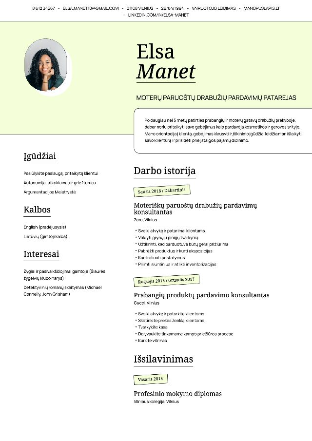CV