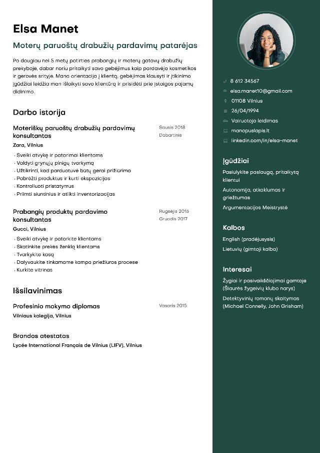 CV