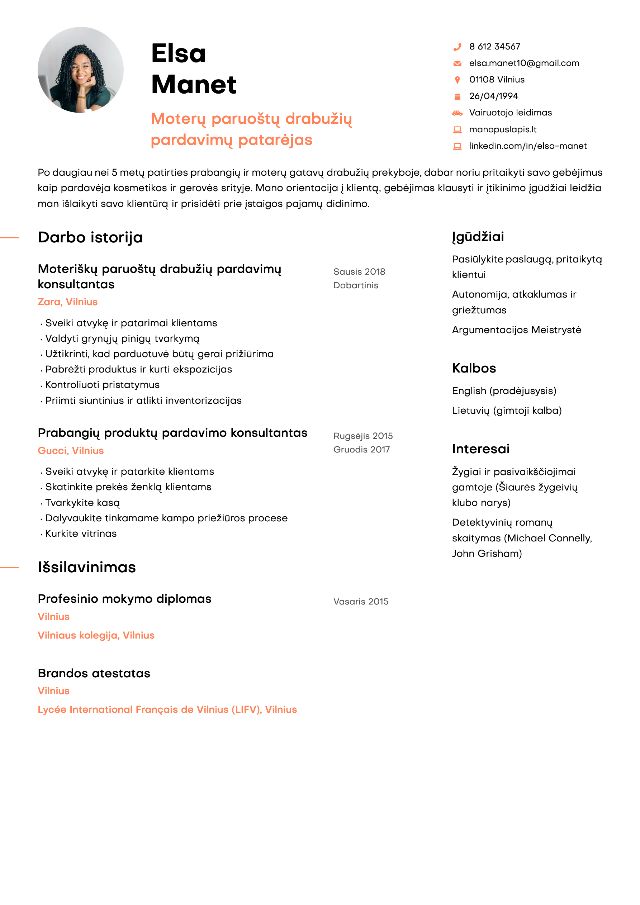 CV