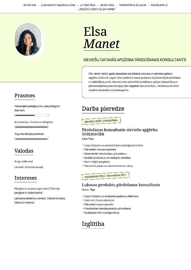 CV